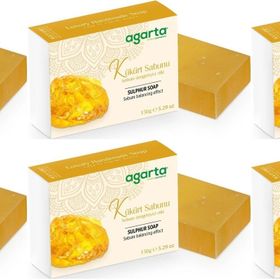 Agarta Kükürt 6x150 gr El Yapımı Doğal Sabun