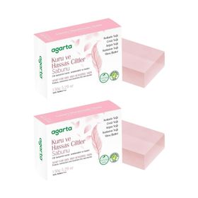 Agarta Kuru ve Hassas Ciltler 2x150 gr El Yapımı Doğal Sabun