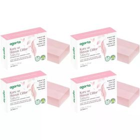 Agarta Kuru ve Hassas Ciltler 4x150 gr El Yapımı Doğal Sabun
