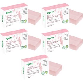Agarta Kuru ve Hassas Ciltler 5x150 gr El Yapımı Doğal Sabun