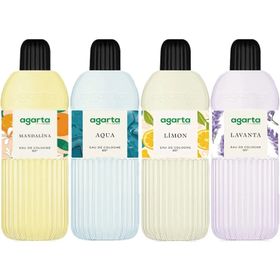 Agarta Mandalina Aqua Limon Lavanta 80 Derece 4x400 ml Kolonya
