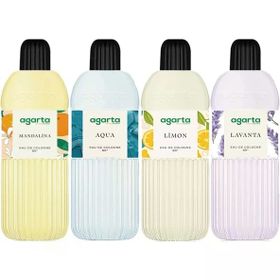 Agarta Mandalina Aqua Limon Lavanta 80 Derece 4x400 ml Kolonya