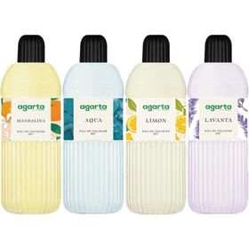 Agarta Mandalina Aqua Limon Lavanta 80 Derece 4x400 ml Kolonya