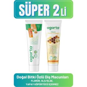 Agarta Misvak 100 ml ve Propolis 100 ml Doğal Diş Macunları