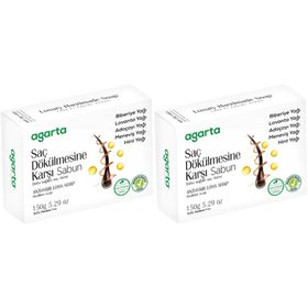 Agarta Saç Dökülmesine Karşı 2x150 gr El Yapımı Doğal Sabun