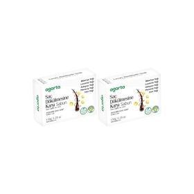 Agarta Saç Dökülmesine Karşı 2x150 gr El Yapımı Doğal Sabun