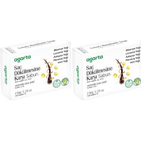 Agarta Saç Dökülmesine Karşı 2x150 gr El Yapımı Doğal Sabun