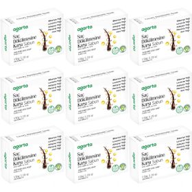 Agarta Saç Dökülmesine Karşı 9x150 gr El Yapımı Doğal Sabun