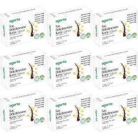 Agarta Saç Dökülmesine Karşı 9x150 gr El Yapımı Doğal Sabun