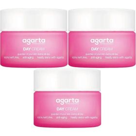 Agarta Su Bazlı Doğal 3x50 ml Gündüz Kremi