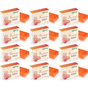 Agarta Yosun Özlü 12x150 gr El Yapımı Doğal Sabun