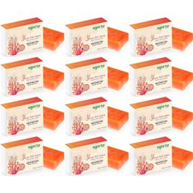 Agarta Yosun Özlü 12x150 gr El Yapımı Doğal Sabun