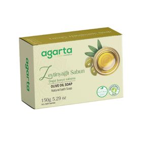 Agarta Zeytinyağlı 5x150 gr El Yapımı Doğal Sabun