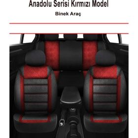 Agdeniz Fiat Idea Anadolu Serisi Tay Tüyü Kırmızı Oto Koltuk Kılıfı