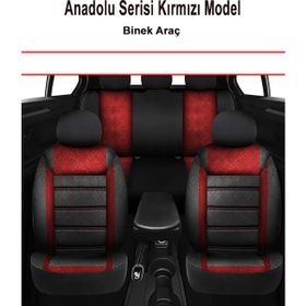 Agdeniz Ford Ka Anadolu Serisi Tay Tüyü Kırmızı Oto Koltuk Kılıfı