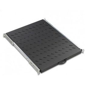 AGER AA-HRR60-A-S1 Dikili Tip 19 inç 1U D600MM İçin Ağır Hizmet Tipi Hareketli Siyah Raf Modülü