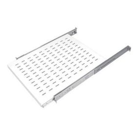 AGER AA-HRR80-A-B1 Dikili Tip 19 inç 1U D800 mm İçin Ağır Hizmet Tipi Hareketli Beyaz Raf Modülü