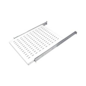 AGER AA-HRR80-A-B1 Dikili Tip 19 inç 1U D800 mm İçin Ağır Hizmet Tipi Hareketli Beyaz Raf Modülü