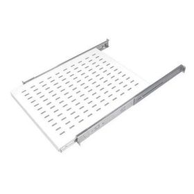AGER AA-HRR80-A-B1 Dikili Tip 19 inç 1U D800 mm İçin Ağır Hizmet Tipi Hareketli Beyaz Raf Modülü
