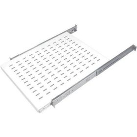 AGER AA-HRR80-A-B1 Dikili Tip 19 inç 1U D800 mm İçin Ağır Hizmet Tipi Hareketli Beyaz Raf Modülü