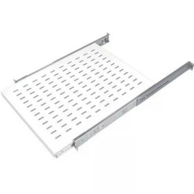 AGER AA-HRR80-A-B1 Dikili Tip 19 inç 1U D800 mm İçin Ağır Hizmet Tipi Hareketli Beyaz Raf Modülü