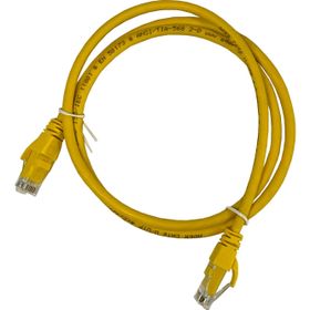 AGER AC-602-010 1 mt UTP Cat6 Sarı CU LSZH AWG 26/7 Patch Kablo