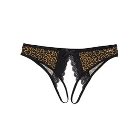 Ağı Açık Leopar Desenli Fantazi Bato Külot