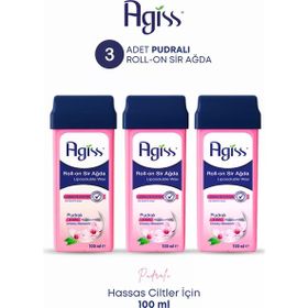 Agiss 100 ml 3 Adet Roll-On Hassas Ciltler Pudralı Sir Ağda