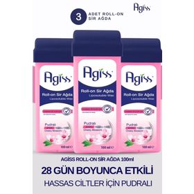Agiss 100 ml 3 Adet Roll-On Hassas Ciltler Pudralı Sir Ağda