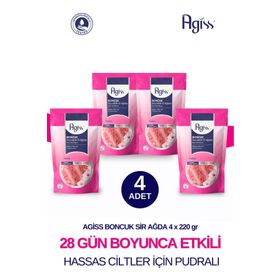 Agiss 4x220 g Boncuk Soyulabilir Pudralı El Ağdası