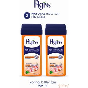 Agiss Natural 2x100 ml Roll-On Sir Ağda