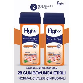 Agiss Natural Normal Ciltler 2x100 ml Roll-On Sir Ağda