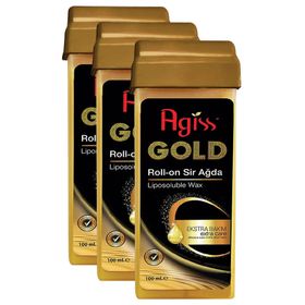 Agiss Roll-On Gold 3x100 ml Sir Ağda