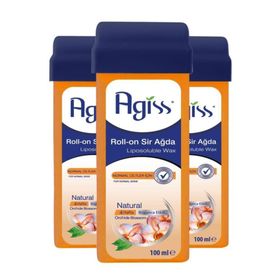 Agiss Roll-On Naturel 3x100 ml Sir Ağda