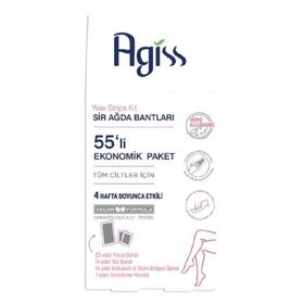 Agiss Sirli 55'li Tüm Ciltler İçin Vücut Ağda Bant