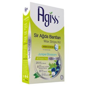 Agiss Vücut Koltuk Altı Bikini ve Yüz Bölgesi 41'li Hassas Ciltler İçin Sir Ağda Bantları