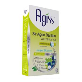 Agiss Vücut Koltuk Altı Bikini ve Yüz Bölgesi 41'li Hassas Ciltler İçin Sir Ağda Bantları