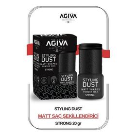 Agiva 02 Siyah Sert Tutuş Saç Pudrası