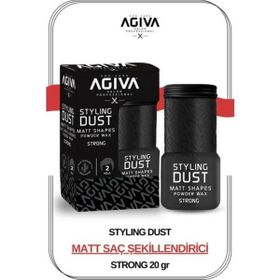 Agiva 02 Siyah Sert Tutuş Saç Pudrası
