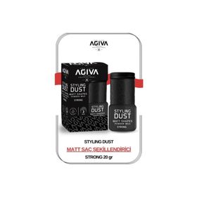 Agiva 02 Siyah Sert Tutuş Saç Pudrası