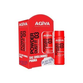 Agiva 20 gr 03 Kırmızı Extra Güçlü Tutuş Saç Şekillendirici Pudra Wax