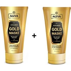 Agiva 2x150 ml Gold Soyulabilir Yüz Maskesi