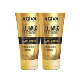 Agiva 2x150 ml Gold Soyulabilir Yüz Maskesi