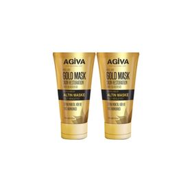 Agiva 2x150 ml Gold Soyulabilir Yüz Maskesi