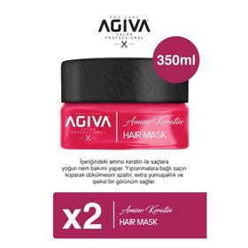 Agiva 2x350 ml Amino Keratin Saç Maskesi