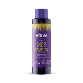 Agiva 400 ml Sarı Gri Saçlar İçin Turunculaşma Karşıtı Mor Silver Şampuan