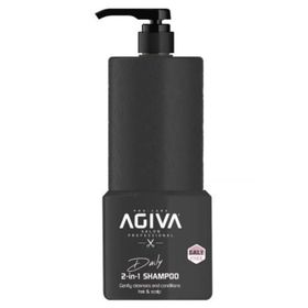 Agiva 800 ml Günlük 2 si 1 Arada Arındırıcı ve Onarcı Şampuan