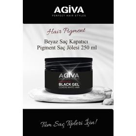 Agiva Black Gel 250 ml Saç Jölesi