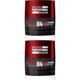 Agiva Hair Styling Gel 04 Power Strong 2x200 ml Saç Jölesi