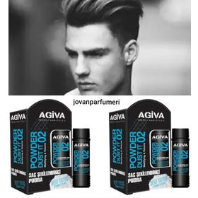 Agiva Pudra Sert Tutuş 20 gr x 2 Adet Saç Şekillendirici Sprey